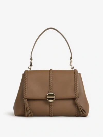 Chloé Penelope M Shoulder Bag In Marró