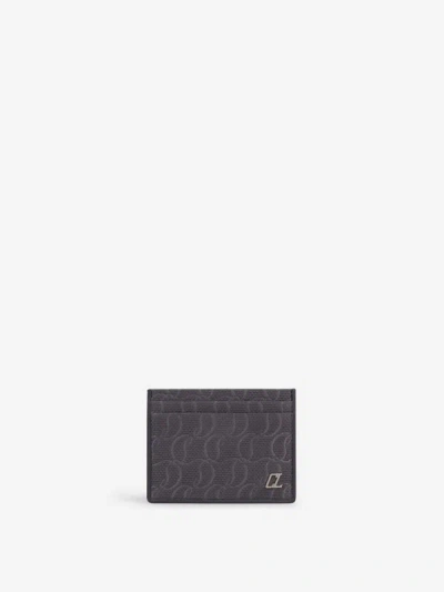 Christian Louboutin M Coolcard Wallet In Jacquard Logo