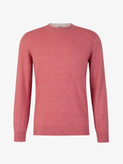 Fedeli Round Neck Sweater In Pink