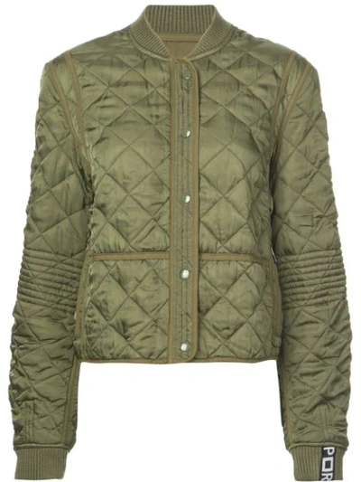 Proenza Schouler Pswl Quilted Jacket - Green