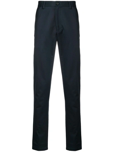 Burberry Slim Fit Chino Trousers - Blue