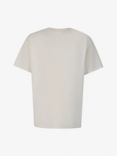 John Elliott Plain Cotton T-shirt In Beix