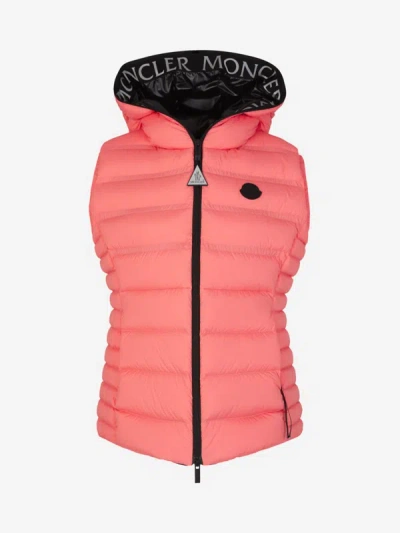 Moncler Padded Aliterse Waistcoat In Rose