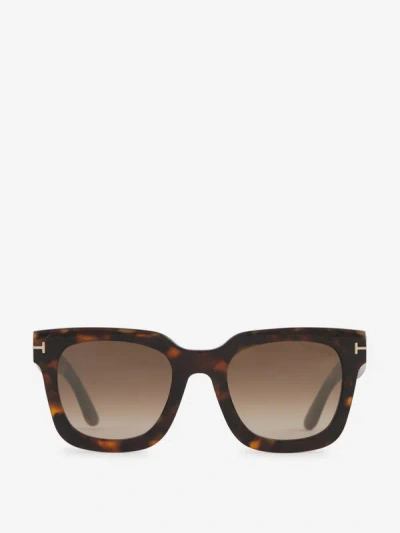 Tom Ford Leigh-02 Rectangular Sunglasses In Carei