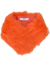 Desa 1972 Fur Scarf In Orange