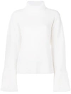 Lamberto Losani Ribbed Knit Sweater - White