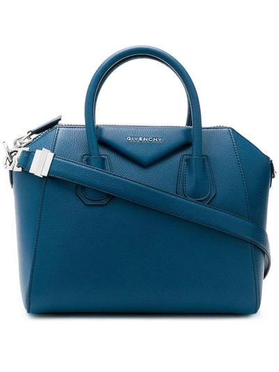 Givenchy Small Antigona Tote Bag - Blue In Blue