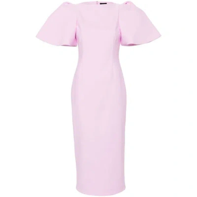 Solace London Dresses In Blush Pink
