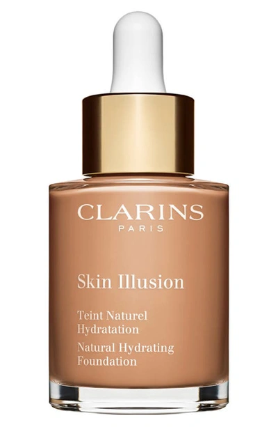 Clarins Skin Illusion Natural Hydrating Foundation In 112 Amber