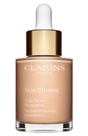 Clarins Skin Illusion Natural Hydrating Foundation In . Porcelain