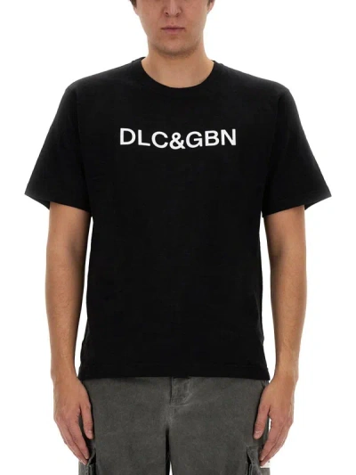 Dolce & Gabbana T-shirt With Print In Black