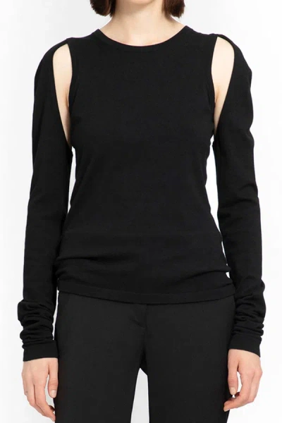 Helmut Lang Tops In Black