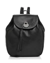 Longchamp Cavalcade Leather Backpack - Black