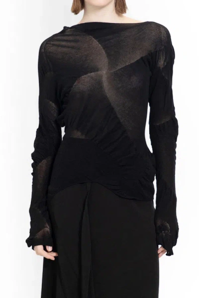 Yohji Yamamoto Knitwear In Black