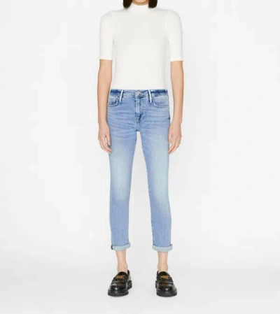 Frame Le High Straight Jean In Galeston In Multi