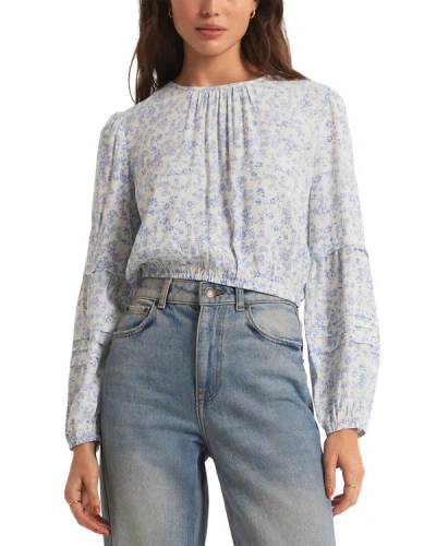 Z Supply Nylah Tropez Floral Top In White