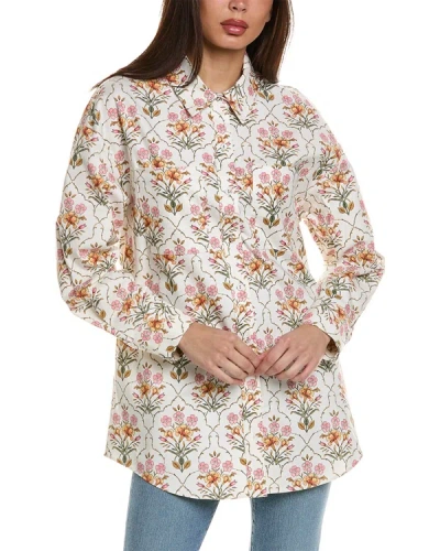Favorite Daughter The Willow Shirt In Beige