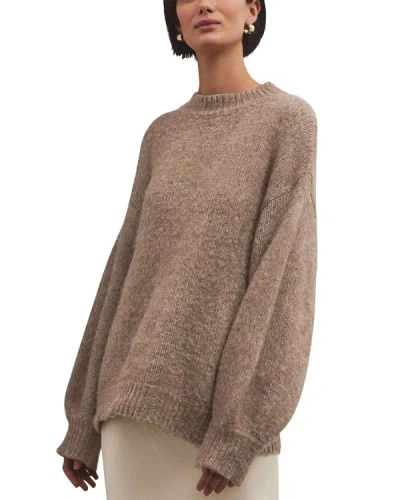 Z Supply Danica Sweater In Brown