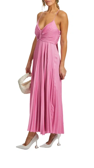 A.l.c Gemini Dress In Chateau Rose In Pink