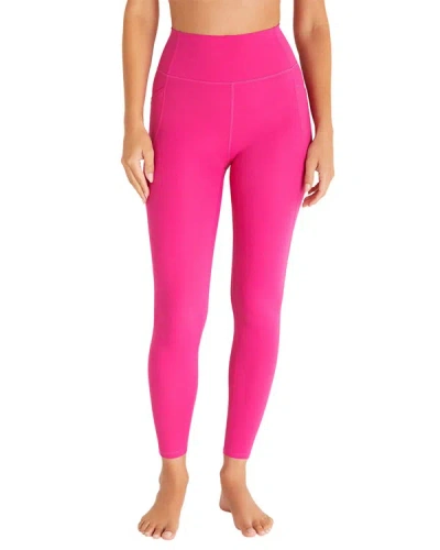 Z Supply All Day 7/8 Pocket Legging In Fiesta Fuchsia In Pink