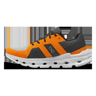 On Running Men's Cloudrunner Running Shoes ( D Width ) In Frost/tumeric In Orange