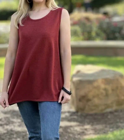Parsley & Sage Reversible Tank In Lava In Red