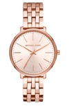 Michael Kors Pyper Bracelet Watch, 38mm In Rose Gold