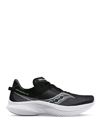 Saucony Women's Kinvara 14 Running Shoes In Black/white In Multi