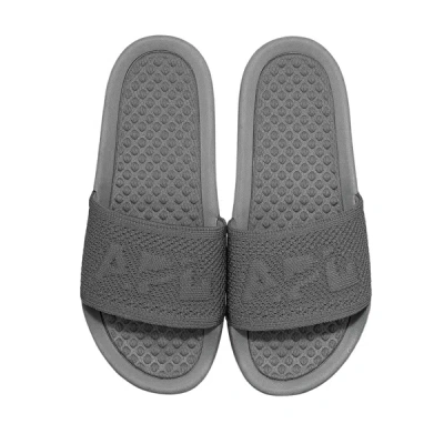 Apl Athletic Propulsion Labs Women's Big Logo Techloom Slide In Cosmic Grey In Multi