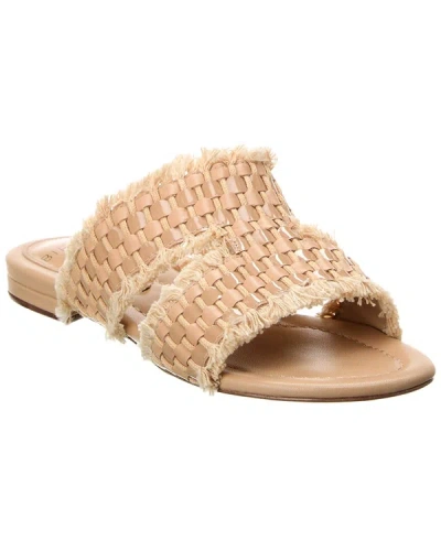 Alexandre Birman Kate Leather Sandal In Beige