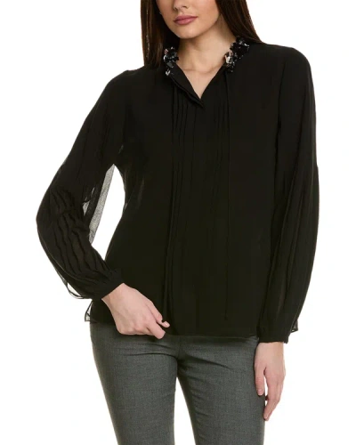 Ungaro Dakota Chiffon Blouse In Black