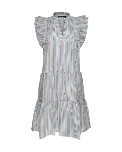 Magali Pascal Louisa Mini Dress In Stripe In Multi