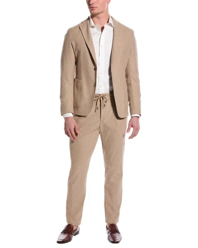 Hugo Boss 2pc Slim Fit Suit In Brown