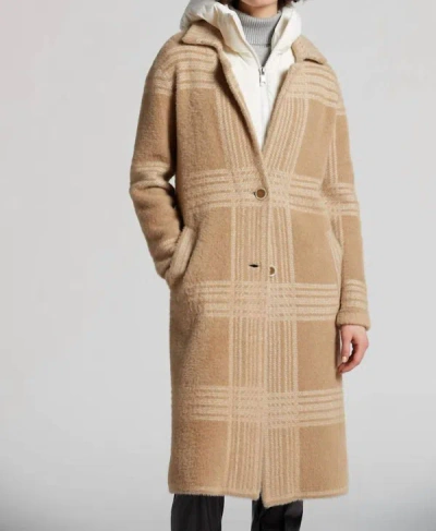 Adroit Atelier Lori Long Coat In Mocha In Beige