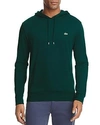 Lacoste Long Sleeve Jersey Hooded Tee In Aconit