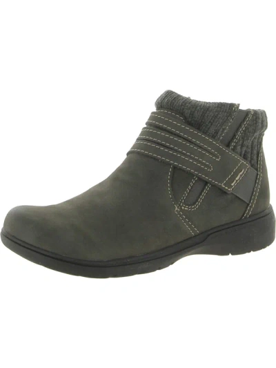 Clarks Carleigh Lane Womens Suede Casual Ankle Boots In Grey