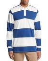Pacific & Park Striped Rugby Shirt - 100% Exclusive In White/navy