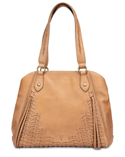 Frye Meadow Leather Shopper In Beige