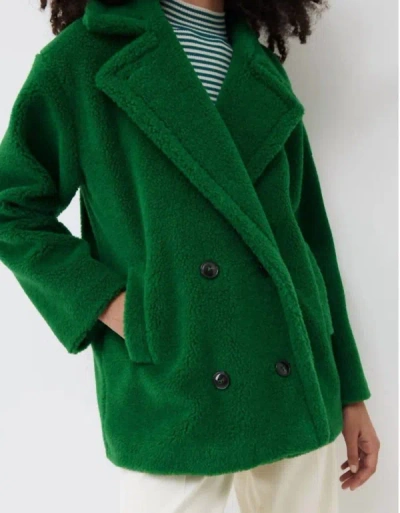 Marella Manolo Teddy Coat In Green