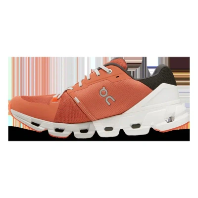 On Running Men's Cloudflyer 4 Running Shoes ( D Width ) In Ginger/white In Orange