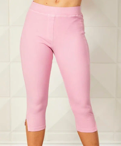French Kyss Capri Jegging In Blush In Gold