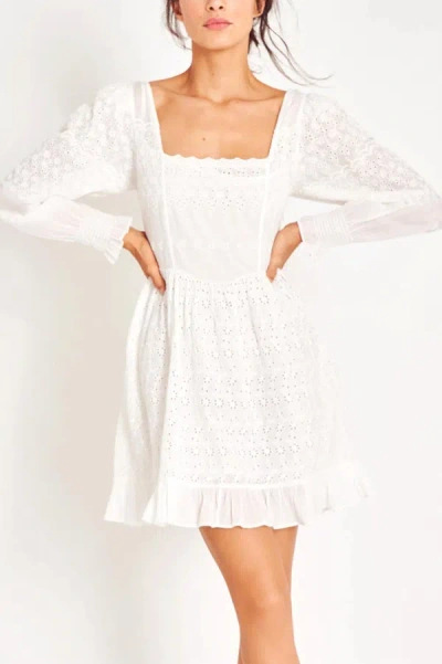 Loveshackfancy Preslina Dress In True White