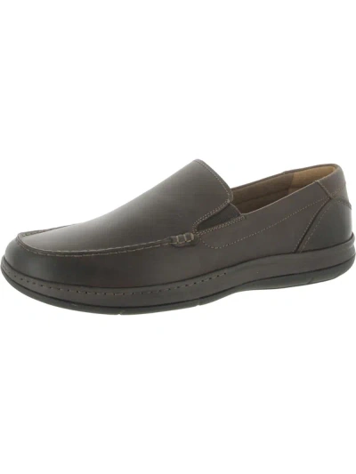 Florsheim Central Mens Leather Slip-on Loafers In Grey