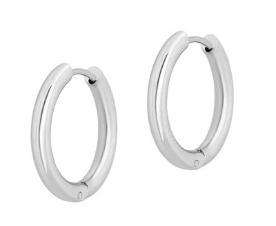 Electric Picks Ringo Hoops In Silver