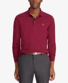 Polo Ralph Lauren Classic Fit Soft Cotton Long-sleeve Polo Shirt In Classic Wine