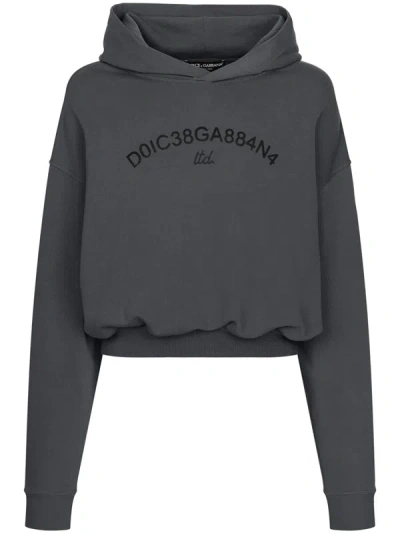 Dolce & Gabbana Hoodie In Grey