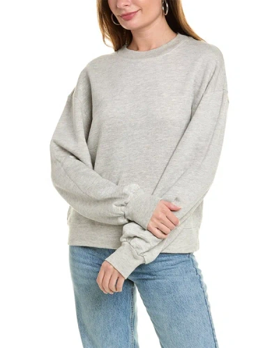 Monrow Blouson Sweatshirt In Grey