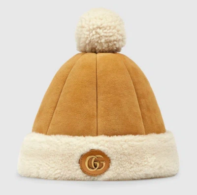 Gucci Apres Ski Hats In Beige