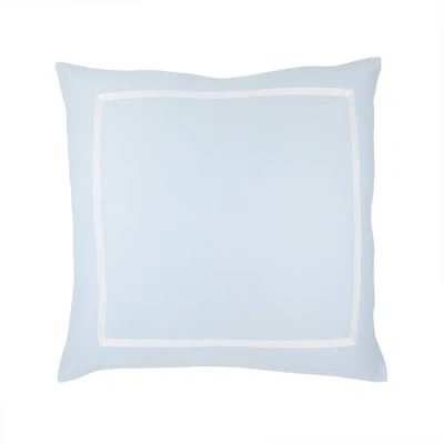 The Beaufort Bonnet Company Euclid Euro Pillow In Pique In Blue