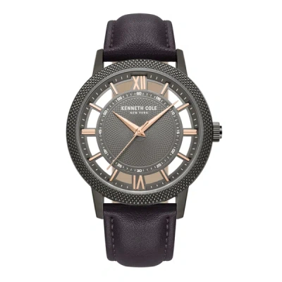 Kenneth Cole New York Men's 44mm Quartz Watch Kcwga7001804 In Black